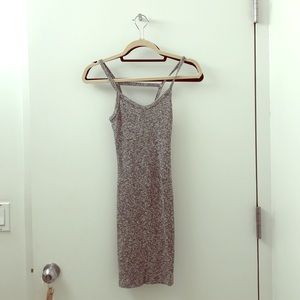 Knit body con mini dress